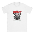 Mentality printed on a white Gildan 64000 unisex T-shirt
