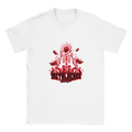 Metalheads printed on a white Gildan 64000 unisex T-shirt