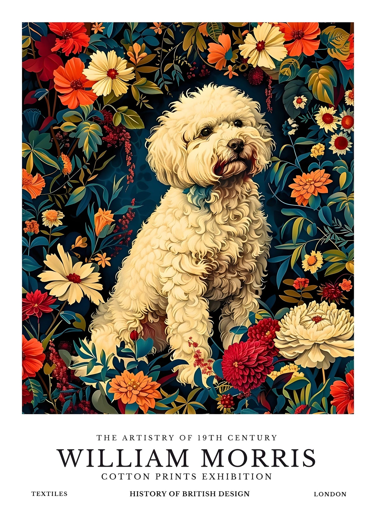 William Morris animal artwork 11 for apparel