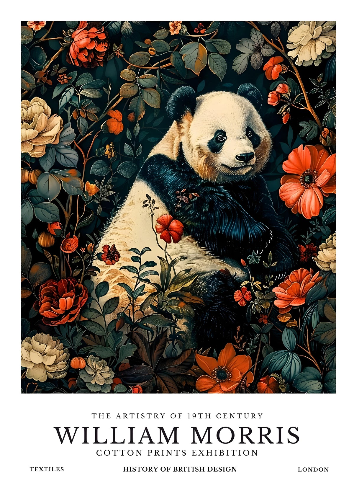 William Morris animal artwork 10 for apparel
