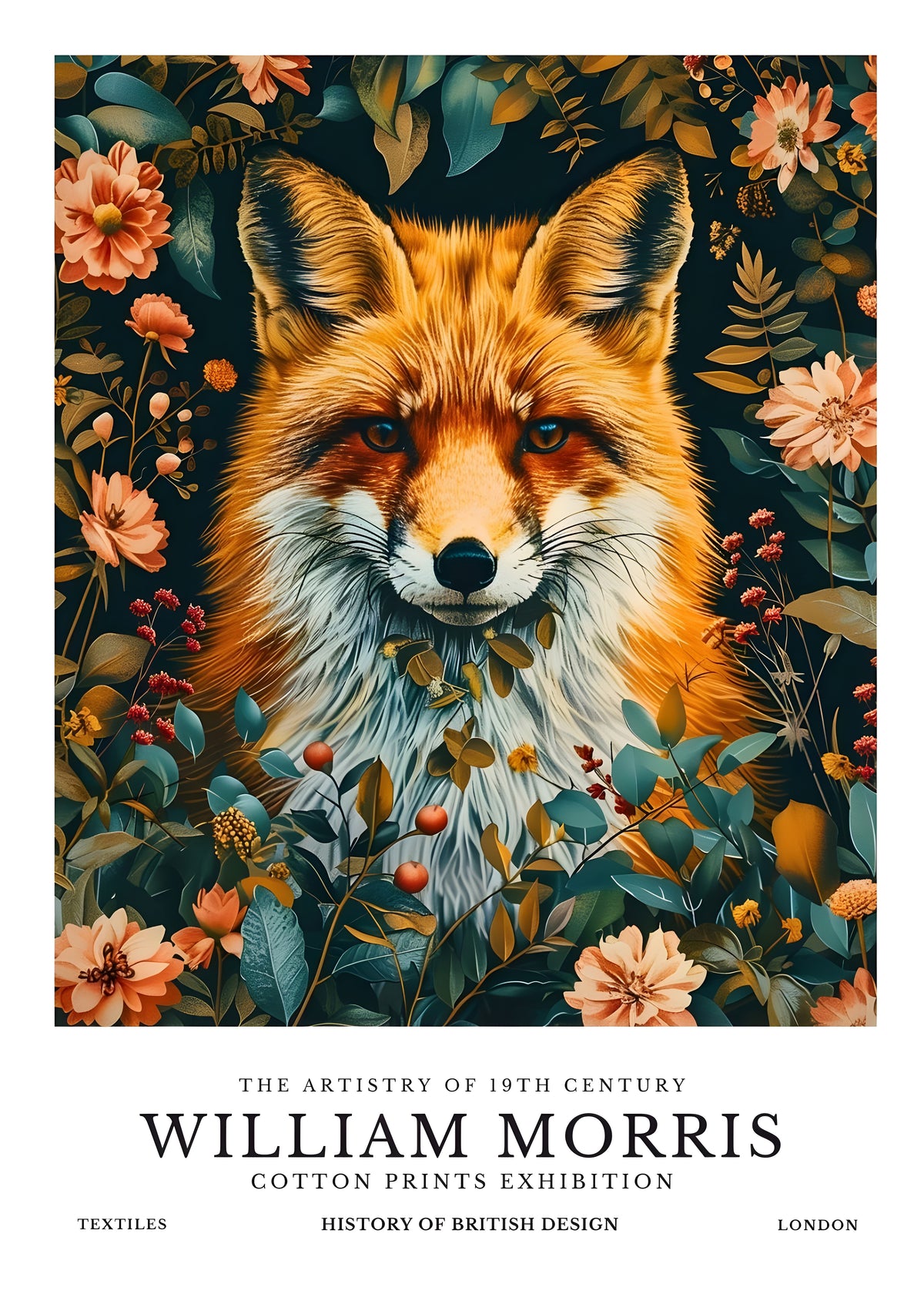 William Morris animal artwork 6 for apparel