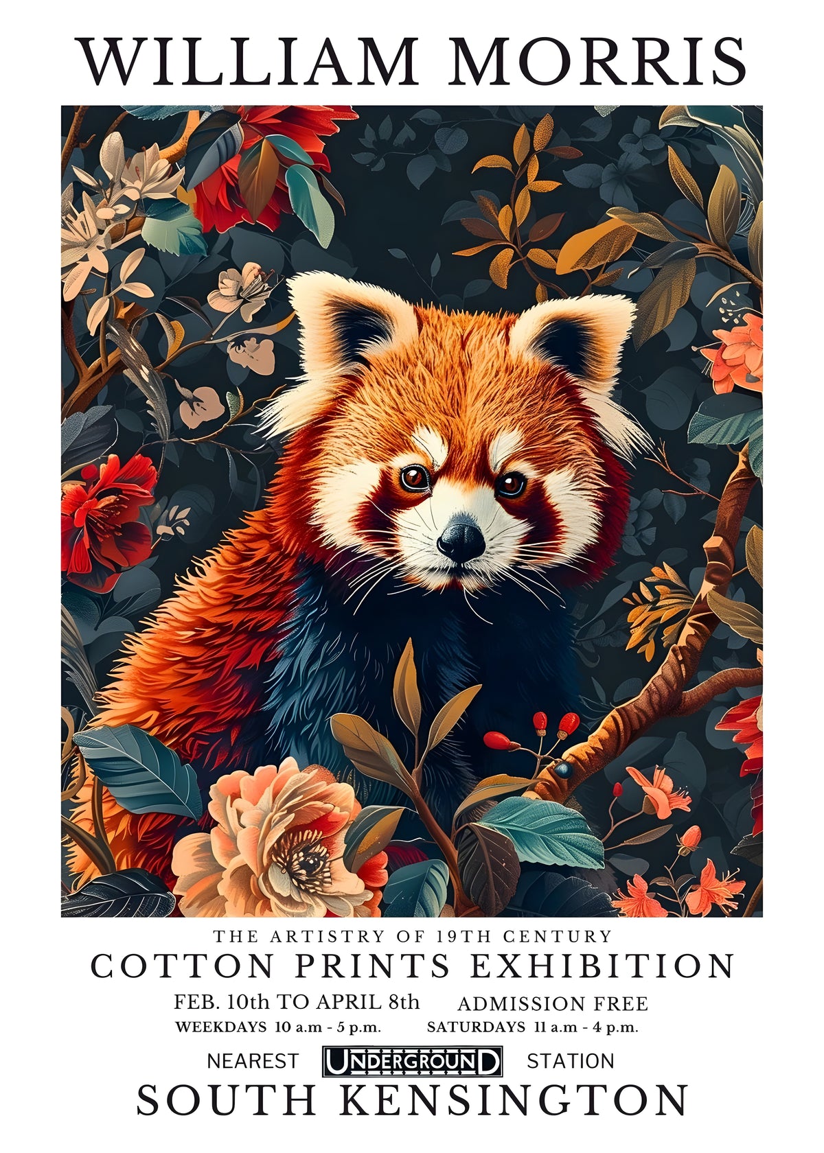 William Morris animal artwork 2 for sticker