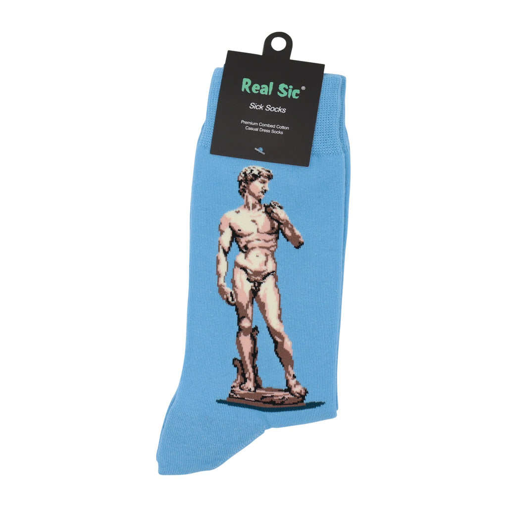 David (Michelangelo) Socks - Comfy Cotton for Men & Women