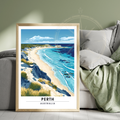 Affiche Perth | Poster Murale Australie | Affiche Australie