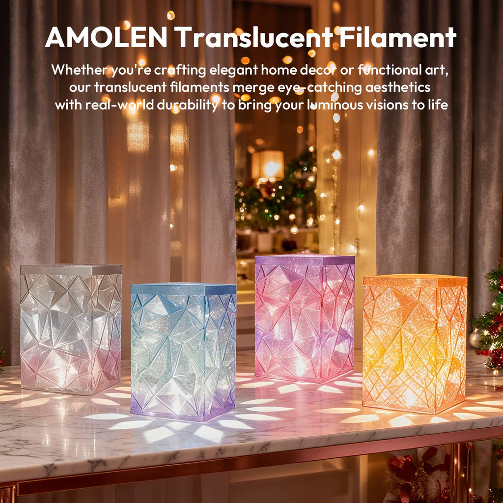 PLA Crystal-Transparent Gradient Variety Pack (4x200g)