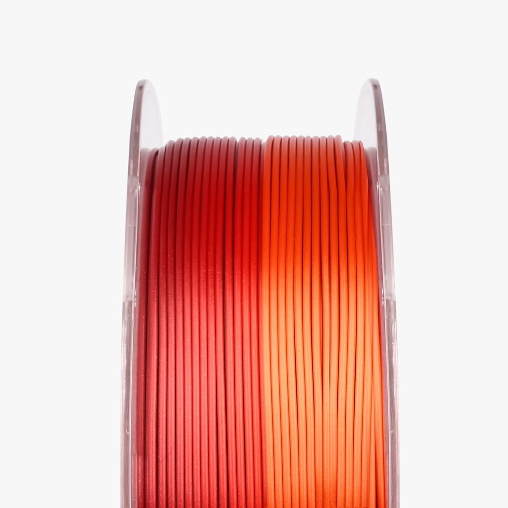 PLA Silk Shiny Gradient 1.75mm, 1KG/2.2LB