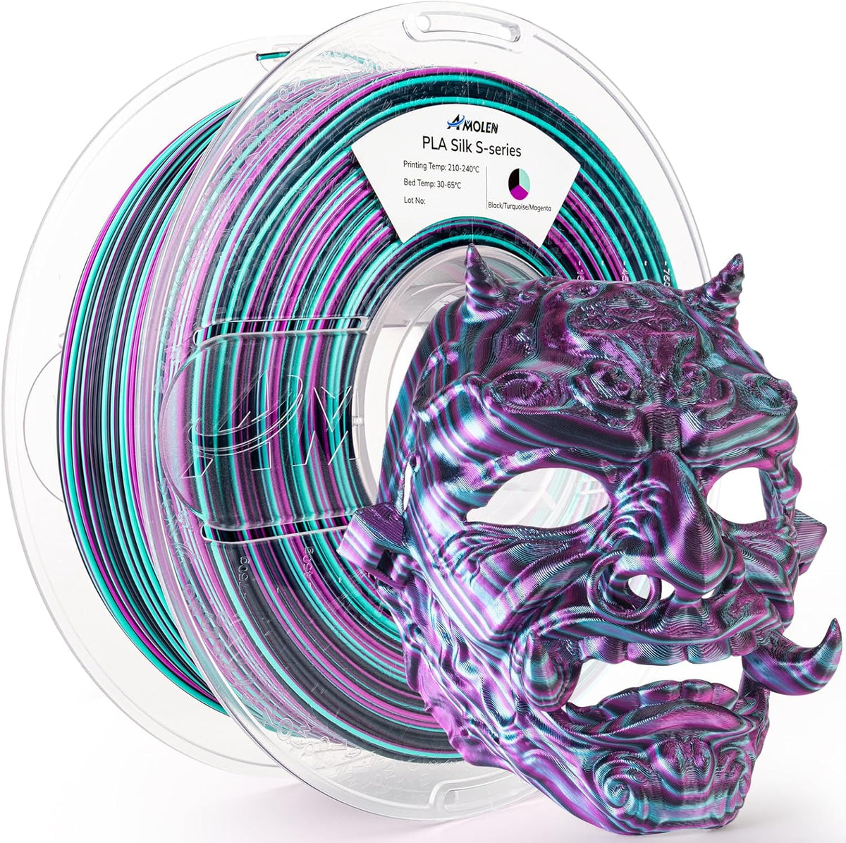 PLA Silk S-Series Filament 1.75mm, 1KG/2.2LB