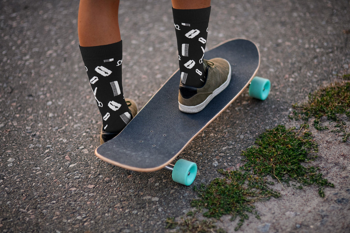 Barber Tool Socks - Comfy Cotton for Men & Women