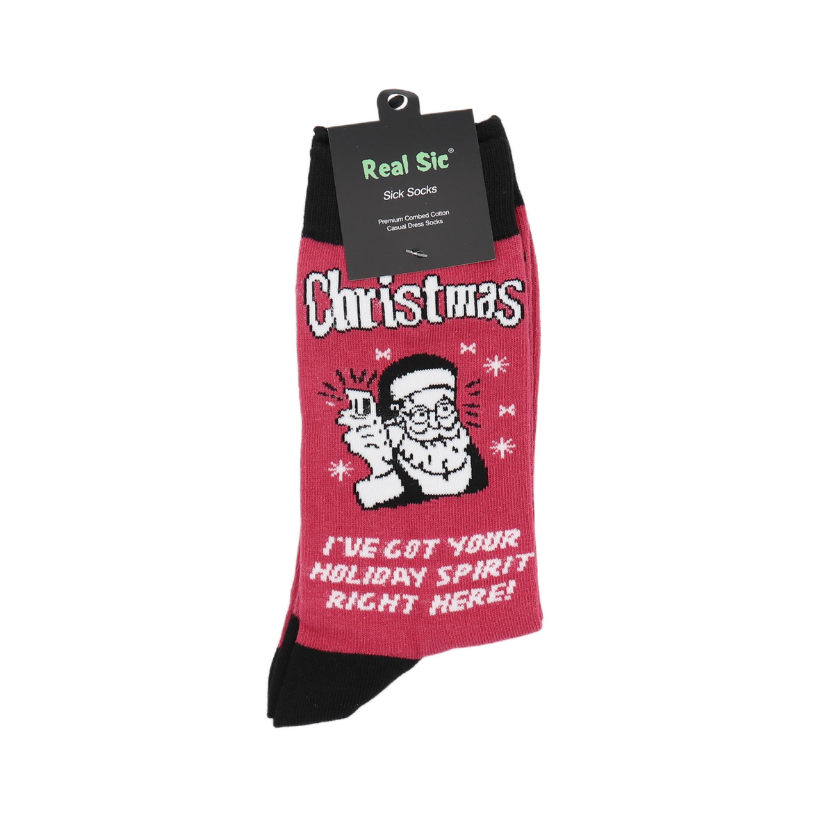 Santa Claus Holiday Socks - Comfy Cotton for Men & Women