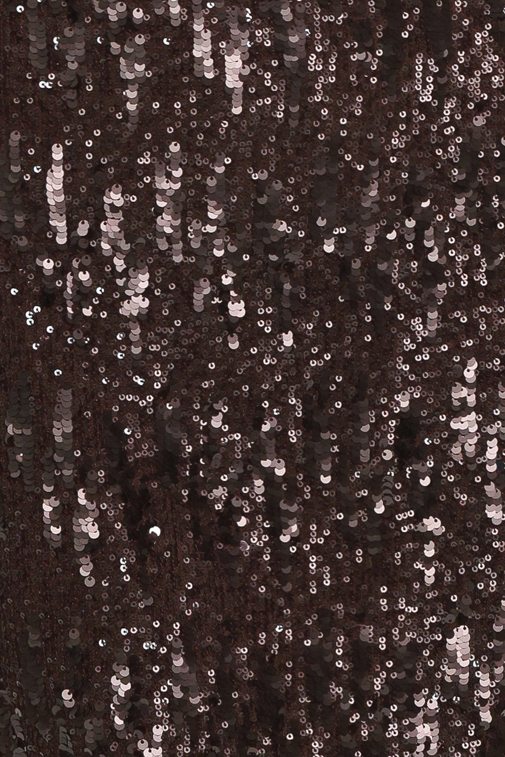 BRONZE AFTERGLOW BROWN SEQUIN SLIP MIDI DRESS
