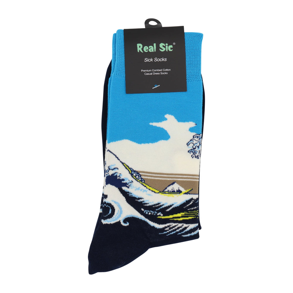 Hokusai Great Wave Art Socks