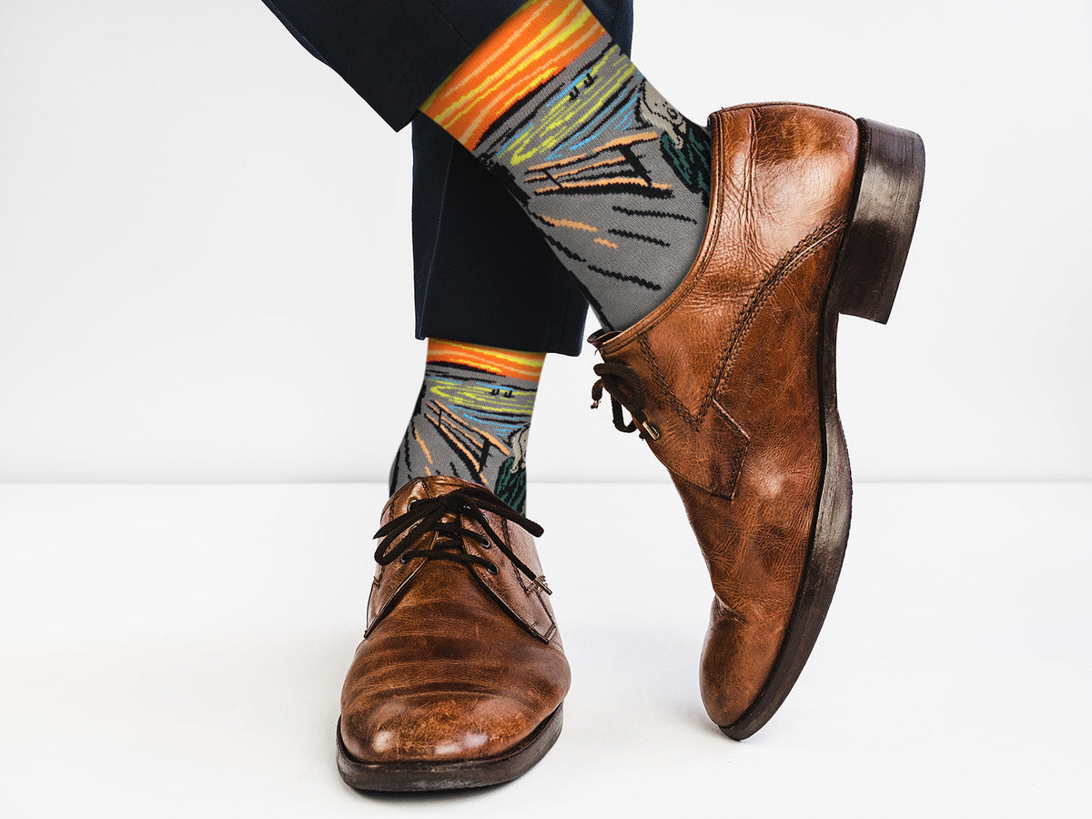 Edvard Munch The Scream Art Socks