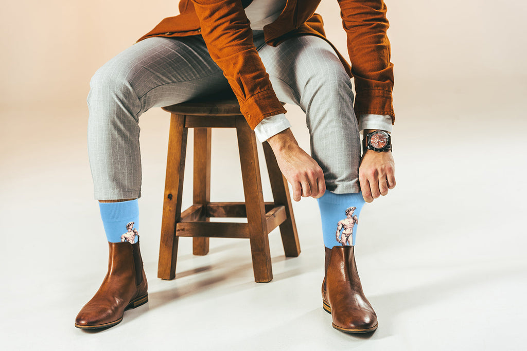 David (Michelangelo) Socks - Comfy Cotton for Men & Women