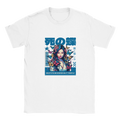 DEATH'S WHISPER BUTTERFLY printed on a white Gildan 64000 unisex T-shirt