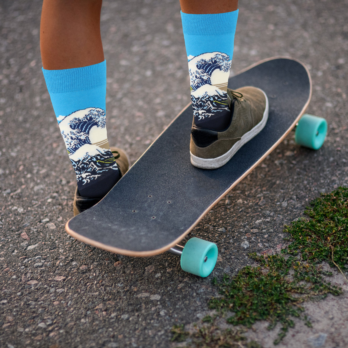 Hokusai Great Wave Art Socks