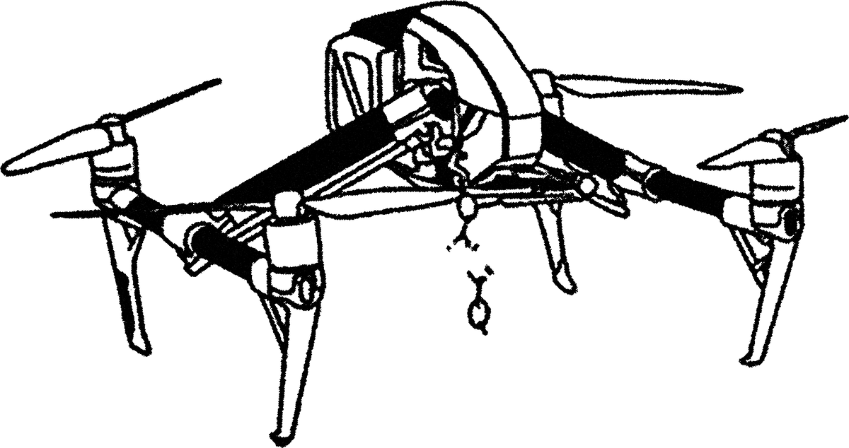 Dron streetwear graphic
