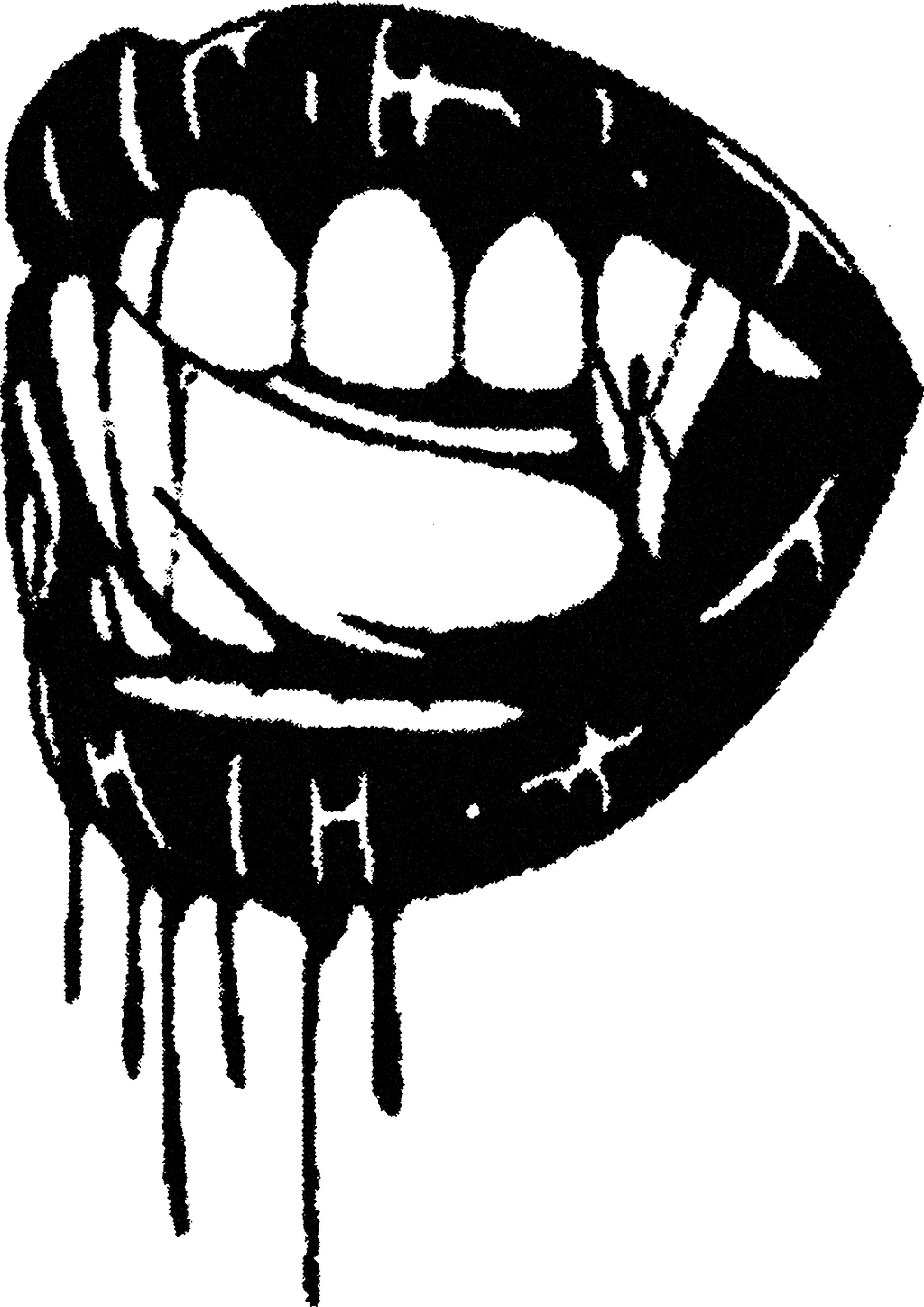 Dripping Mouth streetwear graphic