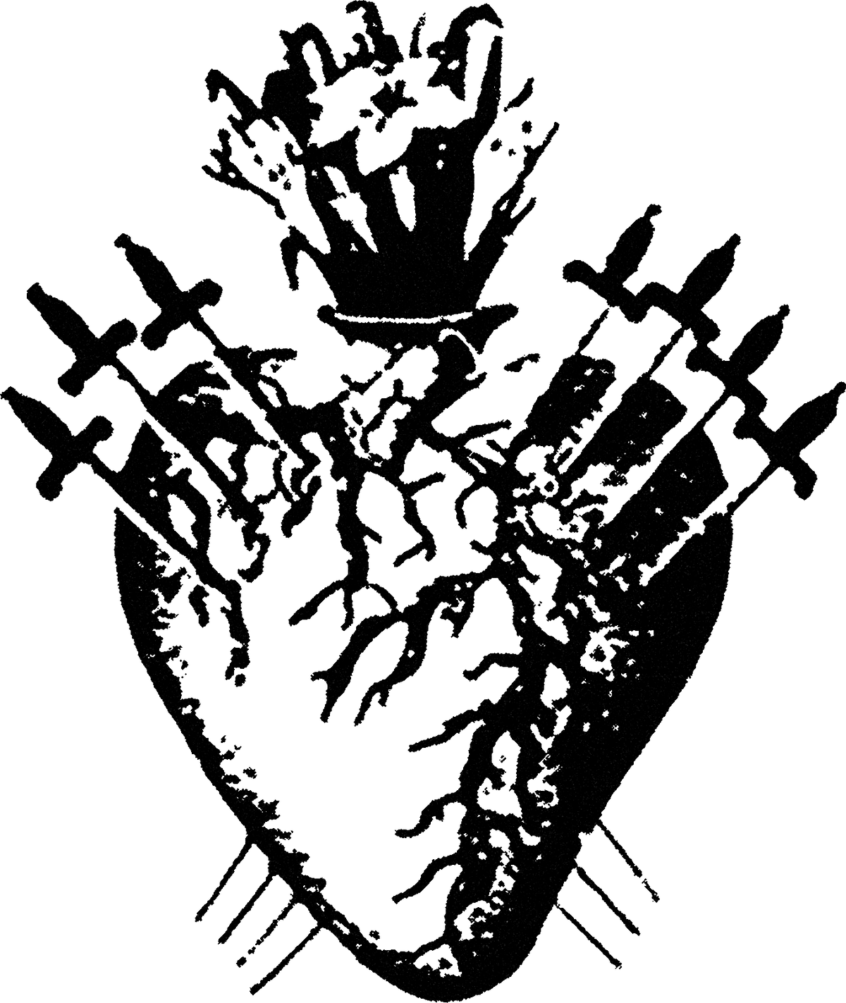 Heart streetwear graphic