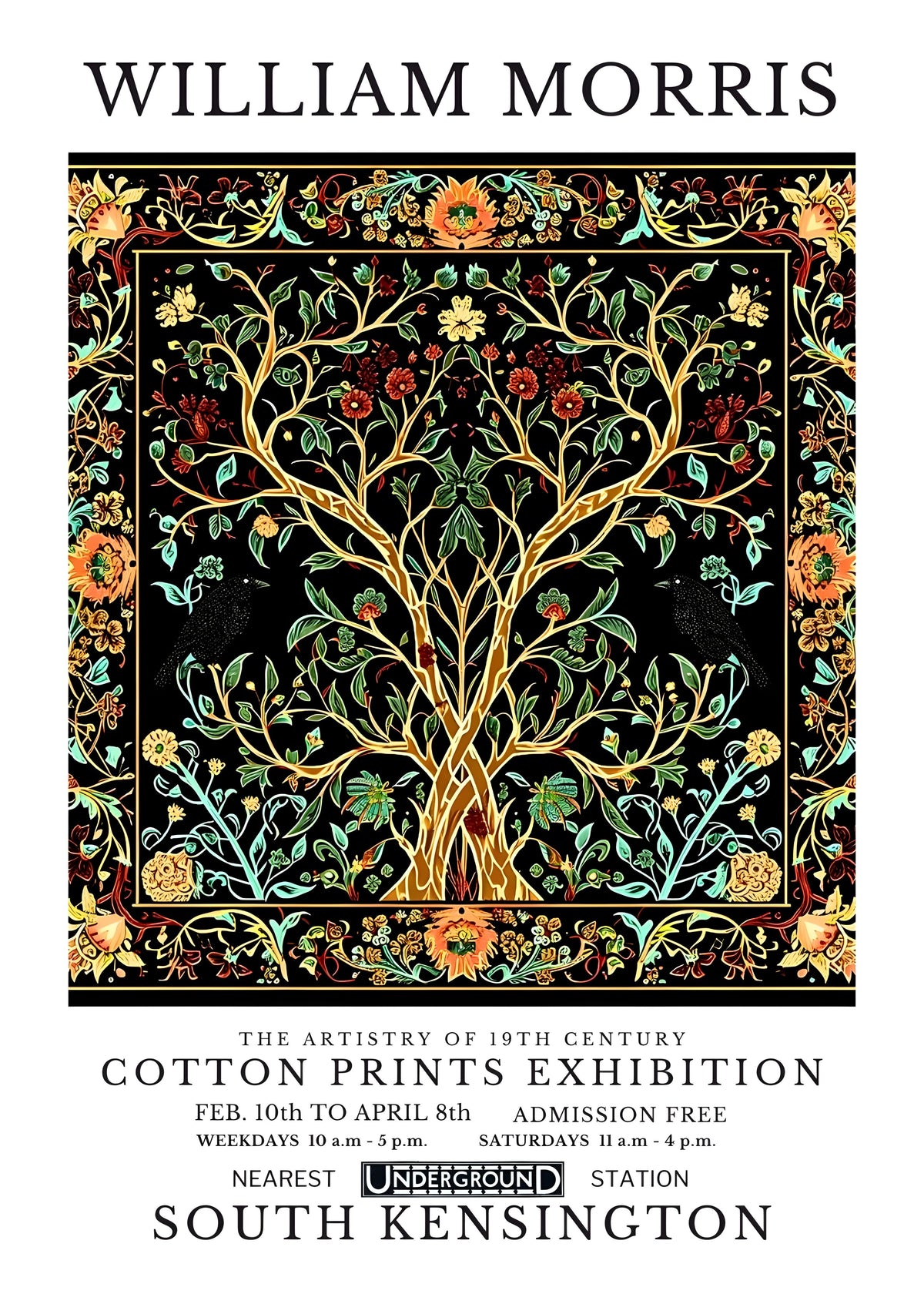 William Morris Trees No. 1 artwork